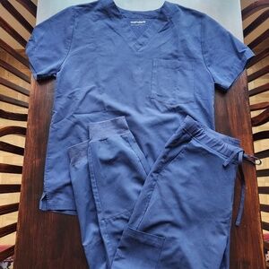 Mandala Scrub Set S/M Men's Blue